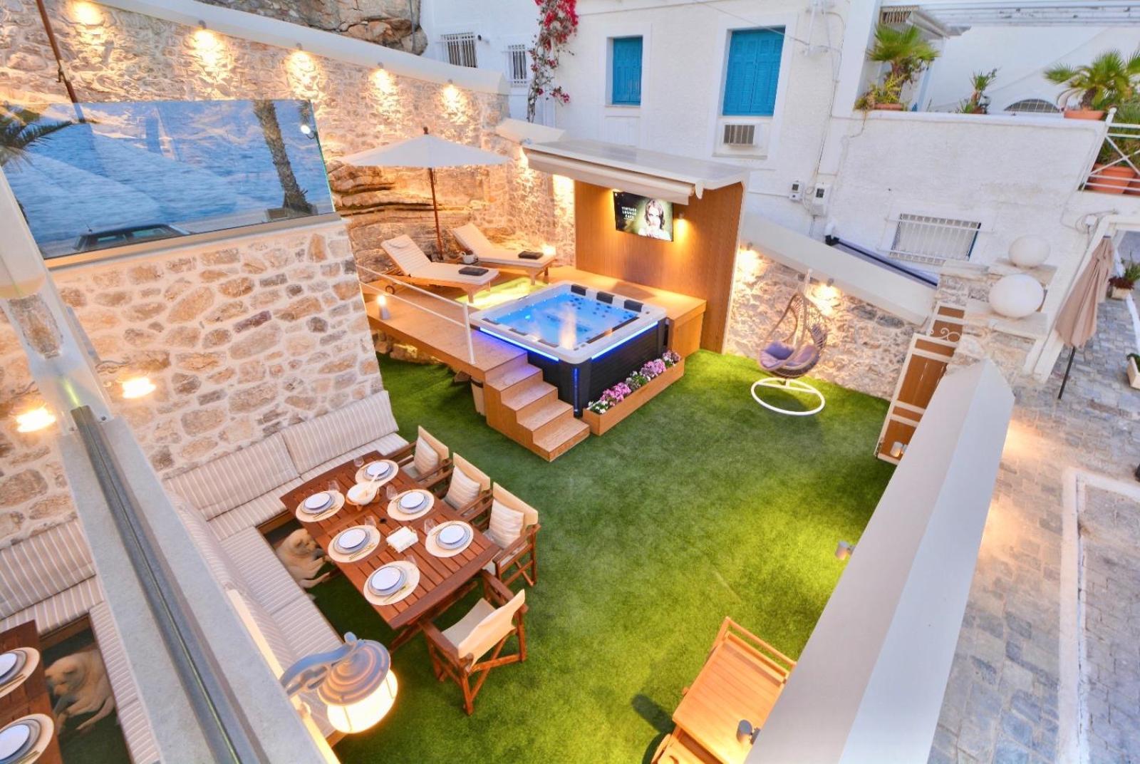 Villasonboard Rock Villa 3 Bed, 3 Bath, Jacuzzi, Seaside Ermioni Exterior foto